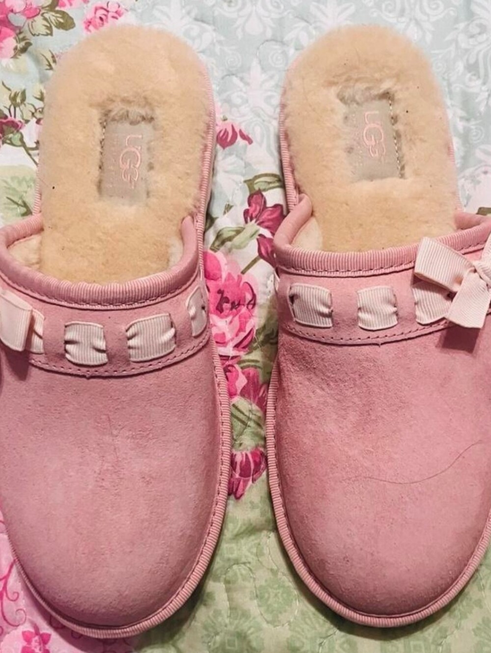 Ugg Vintage NALA with Bow SLIPPERS